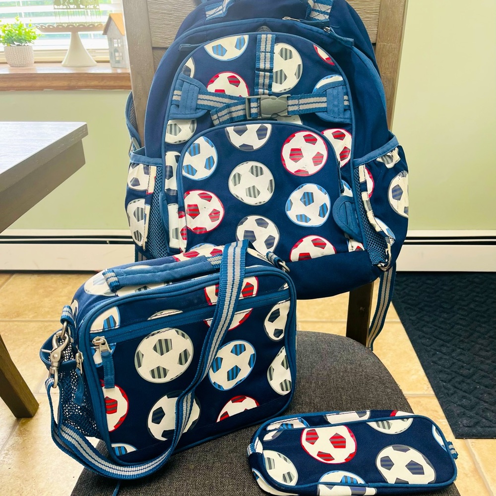 Potterybarn Mackenzie Large backpack/lunchbox/pencil case